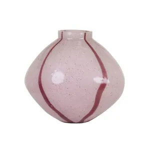 Boden Stripe Small Vase - Lilac by null, a Vases & Jars for sale on Style Sourcebook