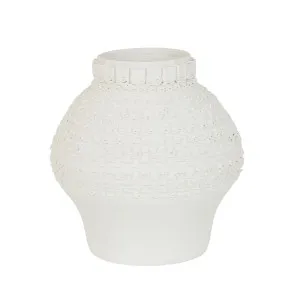 Forme Weave Vase - Ivory by null, a Vases & Jars for sale on Style Sourcebook