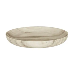 Aurora Rnd Platter - Oat Marble by null, a Decorative Plates & Bowls for sale on Style Sourcebook