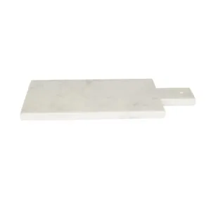 Aurora Rect Paddle Board - White Marble by null, a Decorative Plates & Bowls for sale on Style Sourcebook