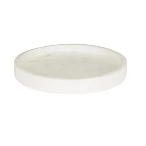 Aurora Rnd Tray - White Marble by null, a Decorative Plates & Bowls for sale on Style Sourcebook