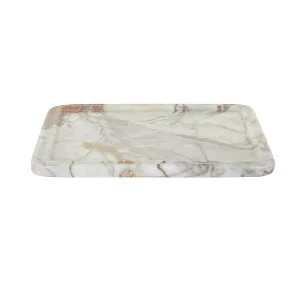 Rufus Indra Tray Square Large - Grey Lagoon Marble by null, a Decorative Plates & Bowls for sale on Style Sourcebook