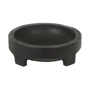 Acadia Footed Bowl - Licorice by null, a Decorative Accessories for sale on Style Sourcebook