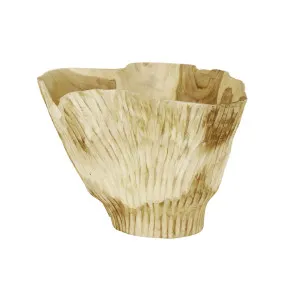 Acadia Flounce Bowl Medium - Nougat by null, a Decorative Accessories for sale on Style Sourcebook