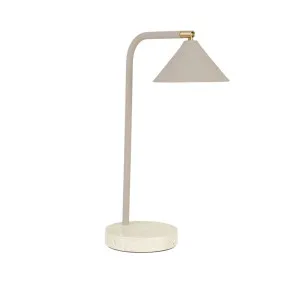 Easton Horizon Desk Lamp - Travertine - Taupe by null, a Desk Lamps for sale on Style Sourcebook