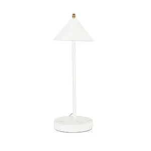 Easton Horizon Desk Lamp - White Marble - White by null, a Desk Lamps for sale on Style Sourcebook
