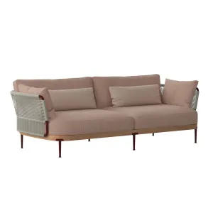 Riviera 3 Seater Sofa - Hazelnut - Canvas by GlobeWest, a Outdoor Furniture for sale on Style Sourcebook