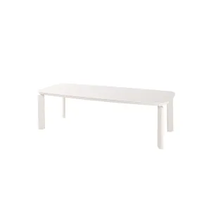 Portsea Vogue Dining Table - Alabaster - Ivory White by GlobeWest, a Outdoor Furniture for sale on Style Sourcebook