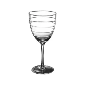 Abella Etched White Wine Glass Set 4 by Horgans, a Wine Glasses for sale on Style Sourcebook