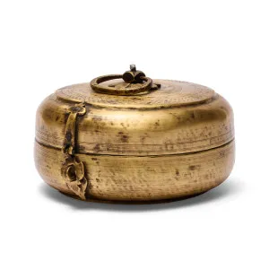 Katordan Brass Chapati Box by Horgans, a Decorative Boxes for sale on Style Sourcebook