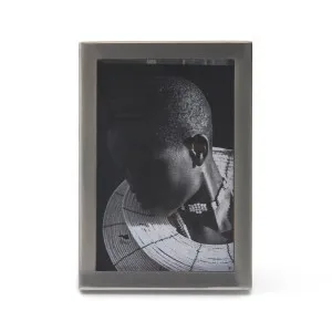 Oria Silver Photo Frame 4 x 6 Sample by Horgans, a Photo Frames for sale on Style Sourcebook