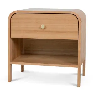 Serene 58cm Bedside Table - Messmate by Interior Secrets - AfterPay Available by Interior Secrets, a Bedside Tables for sale on Style Sourcebook