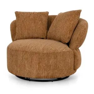 Oasis Swivel Lounge Chair - Honey Gold by Interior Secrets - AfterPay Available by Interior Secrets, a Chairs for sale on Style Sourcebook