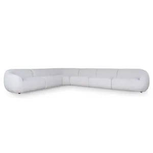 Howse Extended Corner Fabric Sofa - Taupe Beige by Interior Secrets - AfterPay Available by Interior Secrets, a Sofas for sale on Style Sourcebook