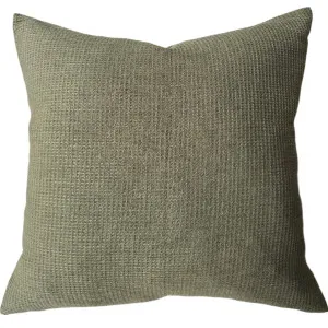 PREORDER MID AUGUST DROP | Dariana Linen Blend Cushion 60cm Square - Olive Green by null, a Cushions, Decorative Pillows for sale on Style Sourcebook