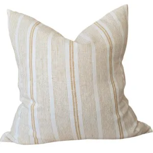 Everly Pure Linen Cushion 55cm Square - Mellow Yellow | Cream by null, a Cushions, Decorative Pillows for sale on Style Sourcebook