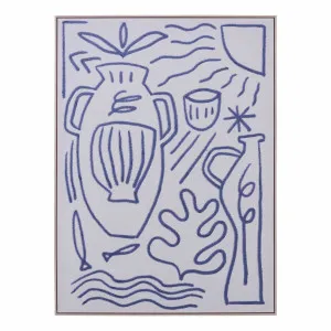 Seaside Sculptures Box Framed Canvas in 122 x 152cm by OZ Design, a Painted Canvases for sale on Style Sourcebook