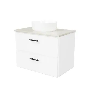 Colby Vanity 750mm Centre WG Basin SilkSurface AC Top Wall hung by Timberline, a Vanities for sale on Style Sourcebook