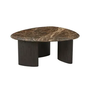 Natadora Kora Marble Coffee Table - Small - Natural Emperador Marble - Bison by null, a Coffee Table for sale on Style Sourcebook