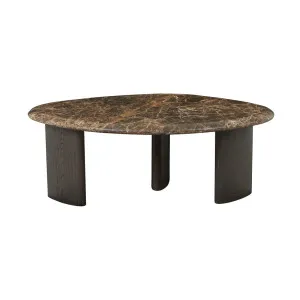 Natadora Kora Marble Coffee Table - Medium - Natural Emperador Marble - Bison by Natadora, a Coffee Table for sale on Style Sourcebook