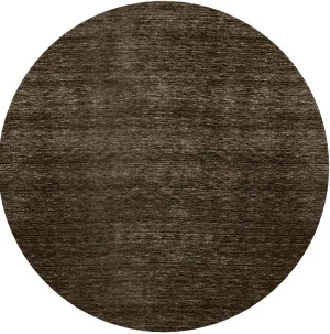 Diva Round Rug Handknotted Wool | Espresso by Tallira by The Rug Collection, a Contemporary Rugs for sale on Style Sourcebook