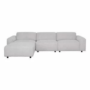 Harry 4.5 Seater Sofa + Ottoman in Cobble Linen by OZ Design, a Sofas for sale on Style Sourcebook