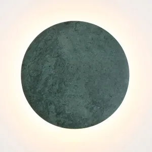 Oriel Lighting Dot Green Marble Eclipse Tricolour LED Wall Light Small by Oriel Lighting, a Wall Lighting for sale on Style Sourcebook