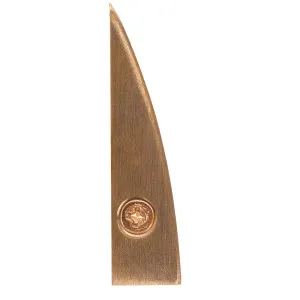 Havit Pelase Small Curved Wedge LED Weatherproof Exterior Wall/Step Light Brass by Havit, a Outdoor Lighting for sale on Style Sourcebook
