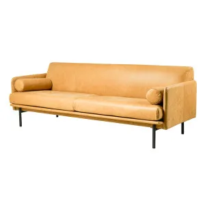 Gus Foundry Sofa -  Canyon Whiskey Leather by null, a Sofas for sale on Style Sourcebook