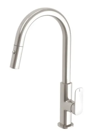 Nuage Pull-Out Sink Mixer 200mm In Brushed Nickel By Phoenix by PHOENIX, a Kitchen Taps & Mixers for sale on Style Sourcebook