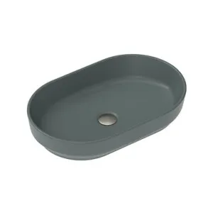 Marilyn Above Counter Basin 550 X 350 X 100mm Matte Forest In Green By ADP by ADP, a Basins for sale on Style Sourcebook