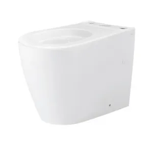 Naples Comfort Height Back-To-Wall Pan In White By Oliveri by Oliveri, a Toilets & Bidets for sale on Style Sourcebook