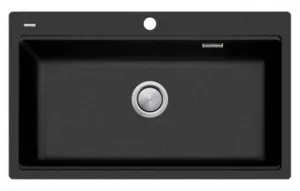 Santorini Topmount Workstation Sink In Black By Oliveri by Oliveri, a Kitchen Sinks for sale on Style Sourcebook