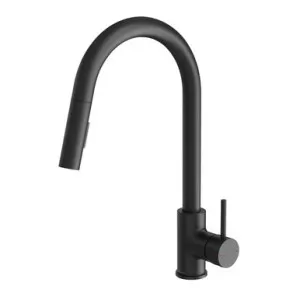 Pina Pull-Out Sink Mixer | Made From Brass In Matte Black By Phoenix by PHOENIX, a Kitchen Taps & Mixers for sale on Style Sourcebook