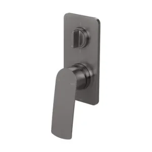 Mekko Switchmix Shower Or Bath Diverter Mixer | Made From Brass In Brushed Carbon By Phoenix by PHOENIX, a Bathroom Taps & Mixers for sale on Style Sourcebook