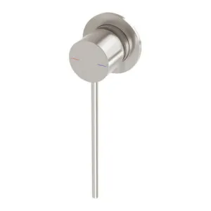 Vivid Slimline Switchmix Shower Or Wall Mixer 60mm Backplate With Extended Lever | Made From Brass In Brushed Nickel By Phoenix by PHOENIX, a Bathroom Taps & Mixers for sale on Style Sourcebook