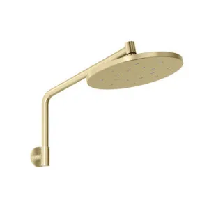 Ormond High-Rise Shower Arm And Rose 4Star Brushed In Gold By Phoenix by PHOENIX, a Showers for sale on Style Sourcebook