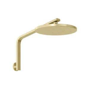 Oxley High-Rise Shower Arm And Rose 4Star Brushed In Gold By Phoenix by PHOENIX, a Showers for sale on Style Sourcebook