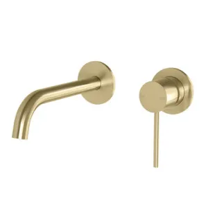 Vivid Slimline Switchmix Wall Basin Or Bath Mixer Set 60mm Backplates | Made From Brass In Gold By Phoenix by PHOENIX, a Bathroom Taps & Mixers for sale on Style Sourcebook