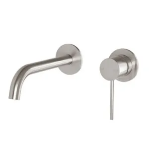Vivid Slimline Switchmix Wall Basin Or Bath Mixer Set 60mm Backplates | Made From Brass In Brushed Nickel By Phoenix by PHOENIX, a Bathroom Taps & Mixers for sale on Style Sourcebook