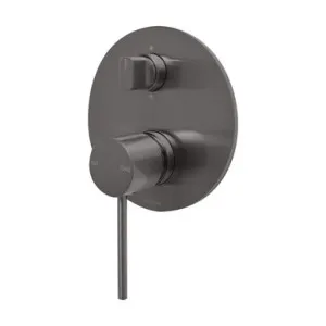 Vivid Slimline Switchmix Shower Or Bath Diverter Mixer | Made From Brass In Brushed Carbon By Phoenix by PHOENIX, a Bathroom Taps & Mixers for sale on Style Sourcebook
