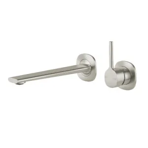 Vask Switchmix Wall Basin Or Bath Mixer Set 200mm Pin Up Fit-Off Kit | Made From Brass In Brushed Nickel By Phoenix by PHOENIX, a Bathroom Taps & Mixers for sale on Style Sourcebook