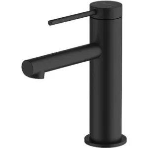 Venice Straight Basin Mixer Matte 5Star Lead Free | Made From Zinc/Brass In Black By Oliveri by Oliveri, a Bathroom Taps & Mixers for sale on Style Sourcebook