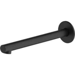 Venice Straight Wall Spout 200mm Matte 5Star Lead Free | Made From Brass In Black By Oliveri by Oliveri, a Bathroom Taps & Mixers for sale on Style Sourcebook