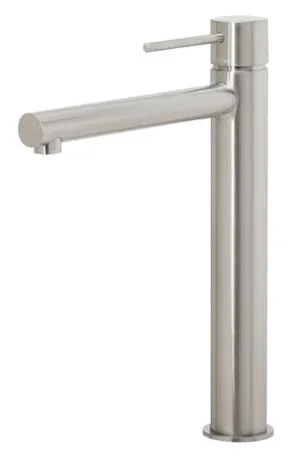 Vivid Slimline Hob Tall Basin Mixer (Straight Spout) 6Star Lead Free | Made From Brass In Brushed Nickel By Phoenix by PHOENIX, a Bathroom Taps & Mixers for sale on Style Sourcebook