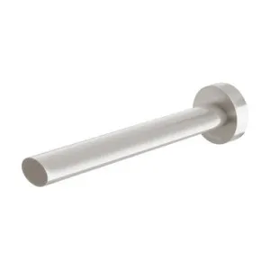 Vivid Slimline Oval Wall Basin Spout 180mm 6Star Lead Free | Made From Brass In Brushed Nickel By Phoenix by PHOENIX, a Bathroom Taps & Mixers for sale on Style Sourcebook