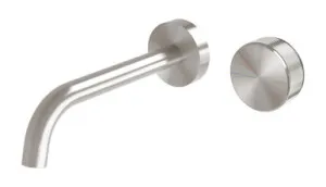Axia Wall Bath Or Basin Mixer Set (180mm Fixed Spout) Lead Free In Brushed Nickel By Phoenix by PHOENIX, a Bathroom Taps & Mixers for sale on Style Sourcebook