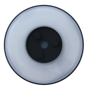 CLA Shadowtri Small Round Eclipse LED Exterior Wall Light with Backlit Halo White by Compact Lamps Australia, a Wall Lighting for sale on Style Sourcebook