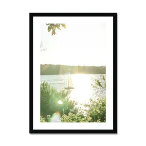 Coastal Sail Away Sunset Sydney Harbour Framed Print by null, a Prints for sale on Style Sourcebook