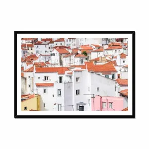 Portugal Lisbon Alfama Rooftops Framed Print by null, a Prints for sale on Style Sourcebook